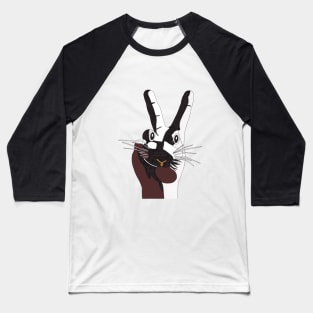 Rabbit Hand Baseball T-Shirt